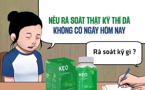 Em xin lỗi vì không rà soát kỹ sản phẩm kẹo rau