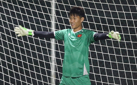 Thủ môn U17 Việt Nam mong giữ sạch lưới trước U17 Nhật Bản
