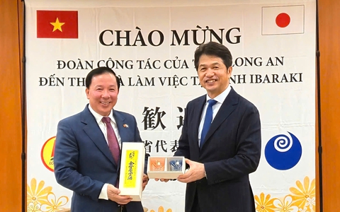 Nhiều tập đoàn Nhật muốn đầu tư xử lý rác, giao thông tại Long An
