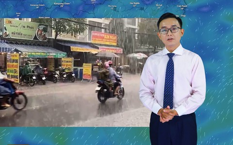 Thời tiết 13-5: Mưa cả 3 miền, Trung Bộ và Nam Bộ tiếp tục mưa to, dông lốc