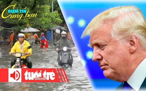 Điểm tin 18h: Mùa mưa, lo chuyện ngập; Ông Trump nói 'EU tệ hơn Trung Quốc'