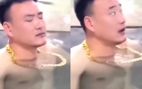 Sợi dây chuyền vàng 'phản chủ' giữa hồ bơi