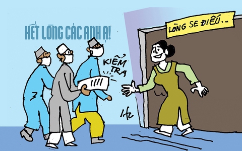 Một vụ kiểm tra quán lòng se điếu dỏm