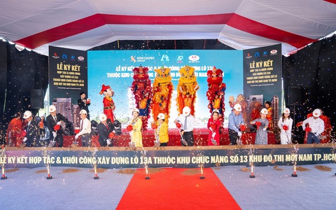 Khởi công xây dựng lô 13A đô thị mới Nam TP.HCM
