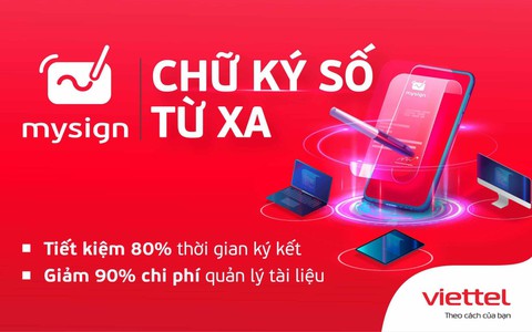 Chạm tay MySign Viettel, thủ tục hành chính nhẹ tênh thời 4.0