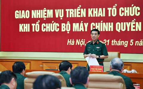 Bộ Quốc phòng giao nhiệm vụ triển khai tổ chức quân sự địa phương