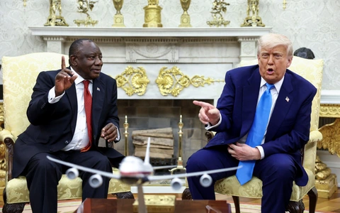 Tin tức thế giới 22-5: Ông Trump cãi với Tổng thống Nam Phi ở Nhà Trắng; Nga hạ nhiều drone Ukraine
