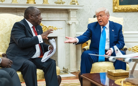 Nội dung cuộc tranh cãi dữ dội giữa ông Trump và Tổng thống Nam Phi ở Nhà Trắng