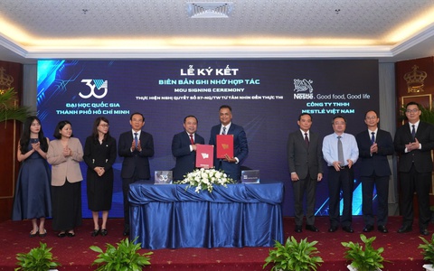 Nestlé Việt Nam ký kết hợp tác với ĐH Quốc gia TP.HCM