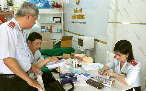 Dừng hoạt động cơ sở kinh doanh thẩm mỹ Xuân Hương ở Mỹ Tho