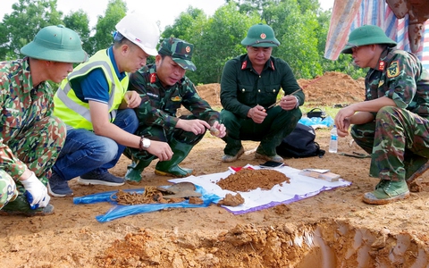 Quảng Trị phát hiện 5 bộ hài cốt liệt sĩ trong lúc thi công dự án điện gió