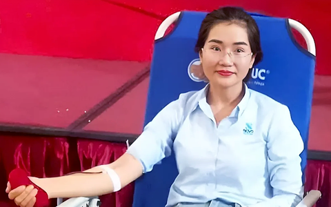 Người phụ nữ 36 tuổi và 30 lần hiến máu