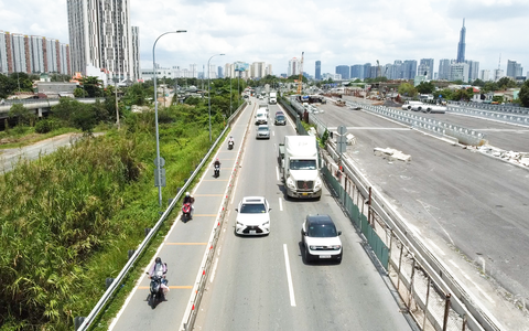 Từ ngày 7-6, cấm xe máy đi vào đường dẫn cao tốc TP.HCM - Long Thành - Dầu Giây