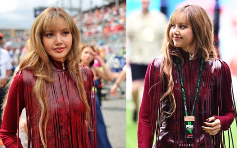 Lisa (BlackPink) 'đốt cháy' đường đua F1 Miami Grand Prix