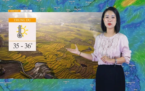 Thời tiết 6-5: Nam Bộ và Tây Nguyên nắng nóng, chiều tối có mưa dông