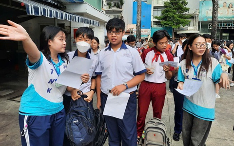 Trưa nay, Trường Phổ thông Năng khiếu công bố điểm thi, điểm chuẩn lớp 10
