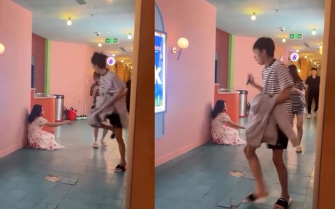 Thanh niên sảng hồn khi bị 'ma nữ' khều chân