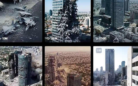 Nhiều video Iran tàn phá Tel Aviv gây sốt trên mạng là giả, do AI tạo ra