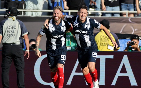 Lão tướng 39 tuổi Sergio Ramos tỏa sáng giúp Monterrey cầm hòa á quân Champions League
