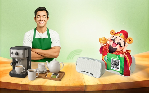 Vietcombank và Mobifone ra mắt dịch vụ Loa thần tài