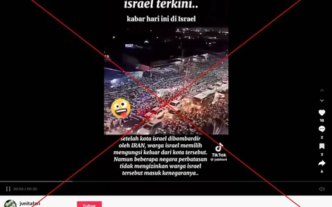 Xôn xao video cảnh người dân Israel tháo chạy khỏi đất nước vì bị Iran tấn công