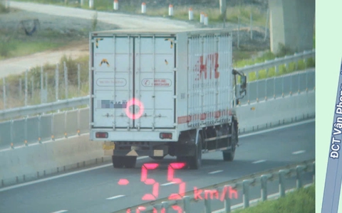 Nhiều tài xế bị phạt nguội do chạy dưới độ tối thiểu 60km/h trên cao tốc