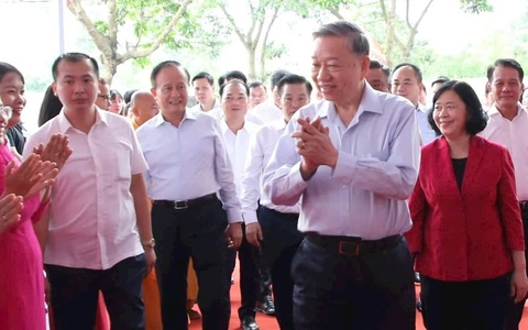 Tổng Bí thư Tô Lâm dự lễ khởi công đền thờ Đức vua Ngô Quyền