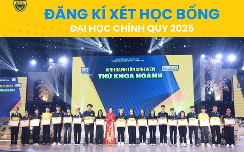Trường đại học Bà Rịa - Vũng Tàu công bố thông tin tuyển sinh năm 2025