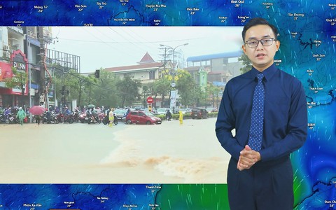 Thời tiết đêm 27 ngày 28-6: Bắc Bộ và Nam Bộ có mưa to về chiều, Trung Bộ nắng nóng
