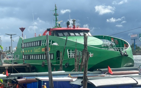 Cưỡng chế phát mãi một tàu cao tốc tuyến Cần Thơ - Côn Đảo