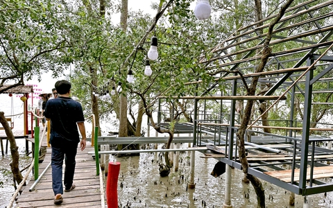 'Xẻ thịt' đất rừng phòng hộ để làm quán nhậu