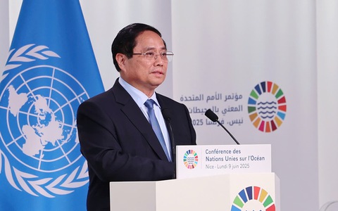 Thủ tướng Phạm Minh Chính đại diện ASEAN phát biểu tại Hội nghị Đại dương Liên hợp quốc