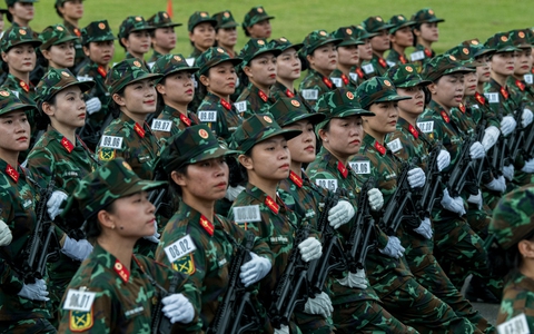 Đảm bảo an toàn tuyệt đối khi hợp luyện diễu binh lực lượng vũ trang trên biển