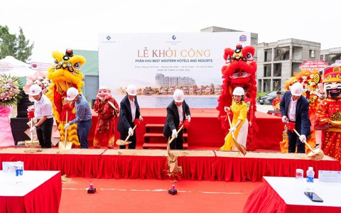 Khởi công phân khu đầu tiên của tổ hợp nghỉ dưỡng Charm Resort Hồ Tràm