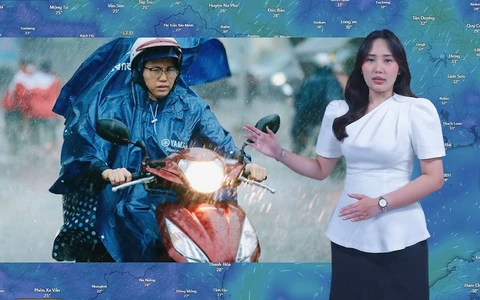Thời tiết đêm 11 ngày 12-7: Bắc Bộ mưa to và dông; Nam Bộ ngày nắng gián đoạn, chiều tối mưa rào