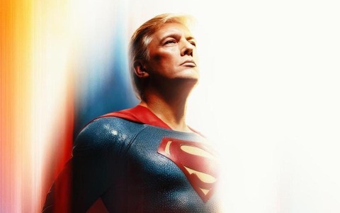 Nhà Trắng chế ảnh ông Trump là Superman, dân mạng: Vậy Elon Musk là Lex Luthor?