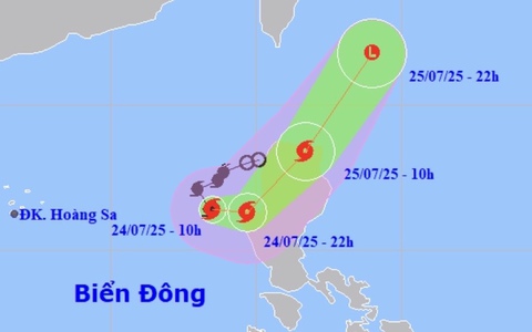 Vì sao bão Cỏ May đi ngược ra biển, khác với quy luật thông thường?