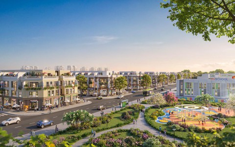 Chỉ từ gần 1 tỉ đồng sở hữu nhà phố giãn xây Vinhomes Green City