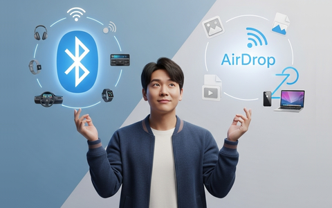 Bluetooth và AirDrop: Tưởng giống, hóa ra không
