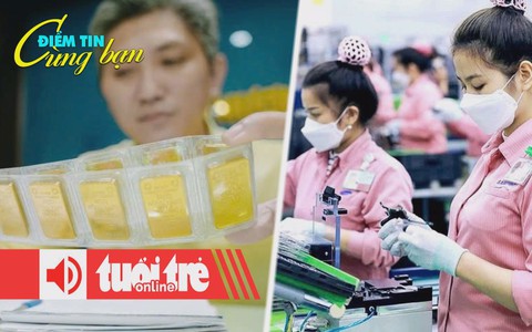 Điểm tin 18h: Giá vàng đi xuống; Tăng trưởng kinh tế bứt tốc