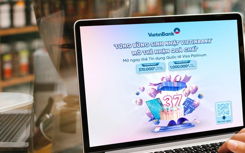 Bùng nổ ưu đãi nhân dịp sinh nhật VietinBank