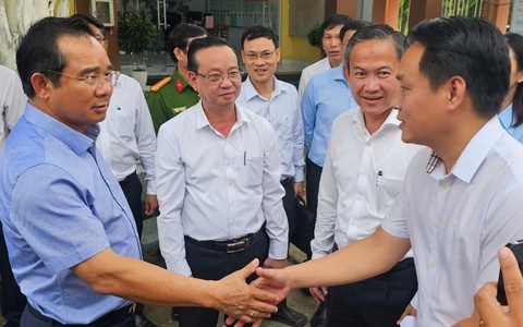 Chủ tịch Nguyễn Văn Được làm việc với xã, phường TP.HCM khu vực Bình Dương cũ