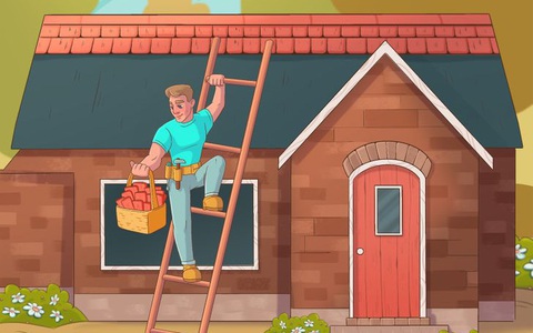 Người đàn ông sửa nhà sai chỗ nào?