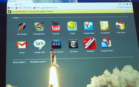 Chrome OS và Chrome Web Store ra mắt