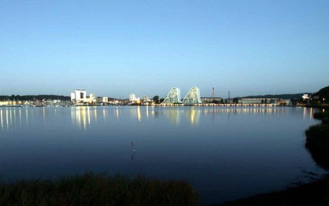 Tòa nhà gợn sóng bên vịnh Vejle