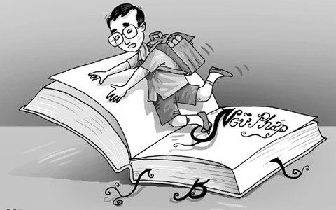 Phong ba bão táp có bằng ngữ pháp VN?