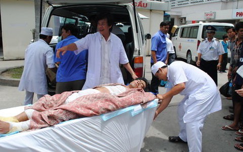 Nổ bình dầu: 1 người chết, 8 người bị thương nặng