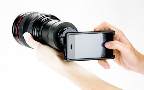 Gắn ống kính chuyên nghiệp cho iPhone