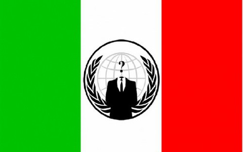 An ninh mạng Ý bị Anonymous "ghé thăm"
