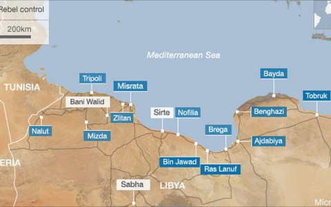 Chính phủ lâm thời Libya ra tối hậu thư cho phe ông Gaddafi